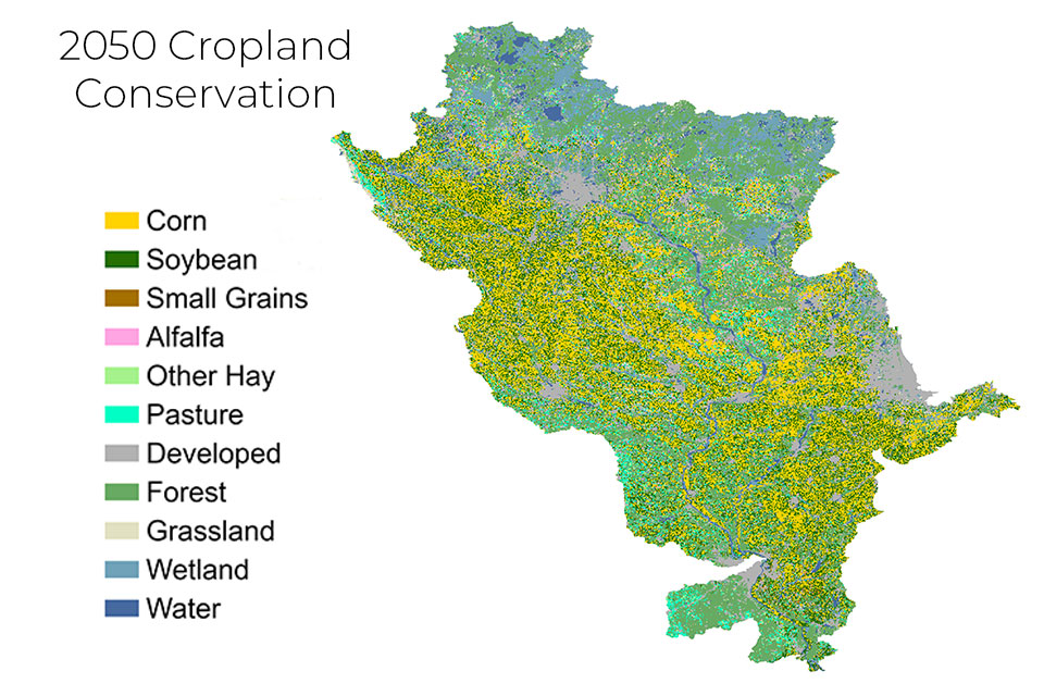 2050 cropland conservation map